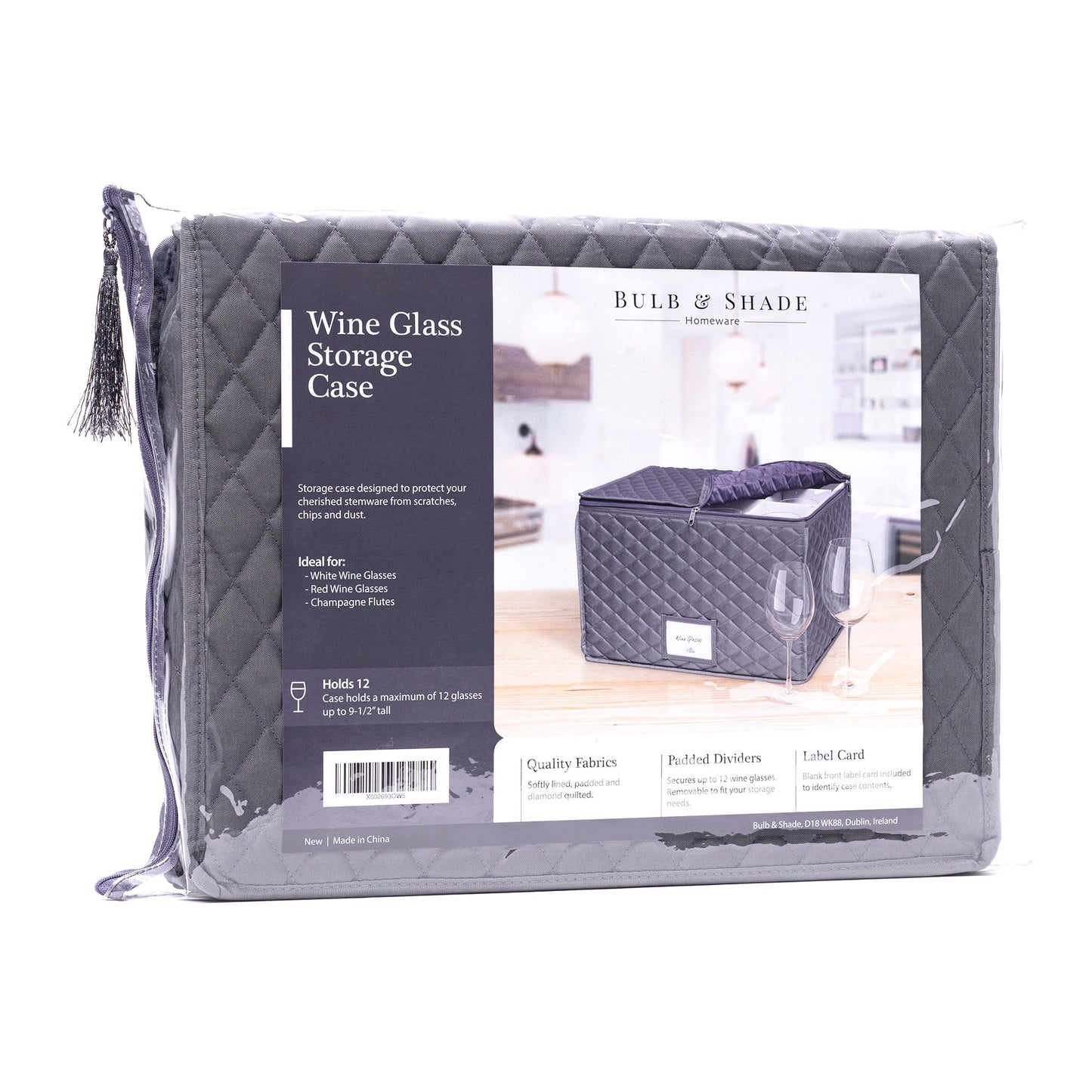 Original Bulb&Shade™ Stemware Storage Case