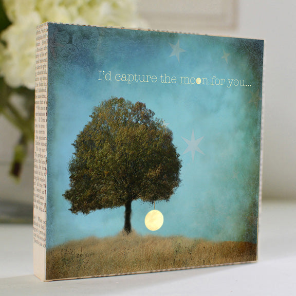 Capture the Moon 5x5 Art Block