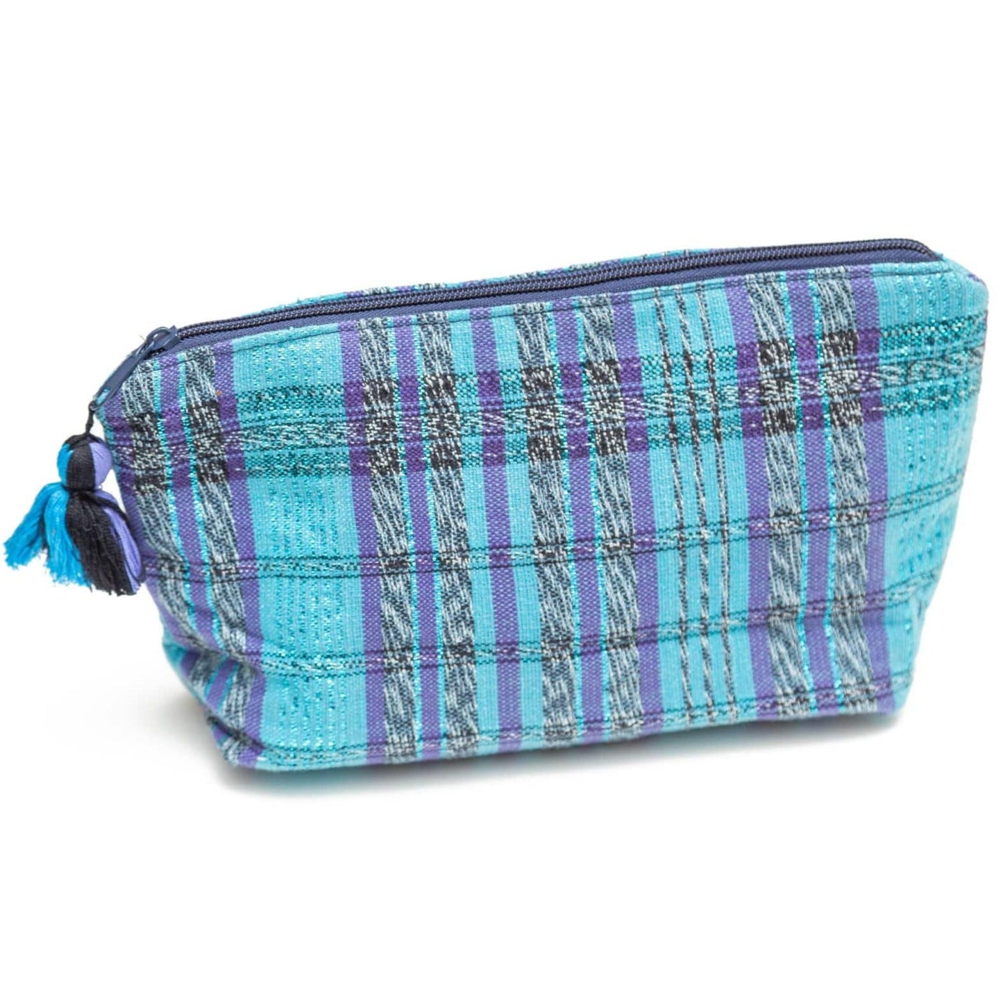 Plastic-Lined Cosmetic Travel Bag