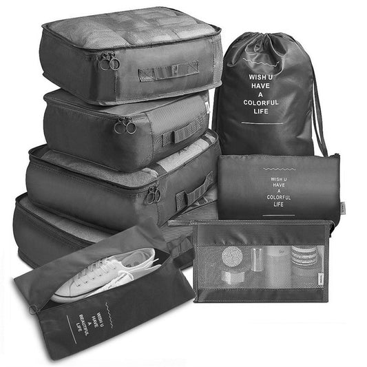 6/8 Pcs Set Travel Organizer Storage Bags Suitcase