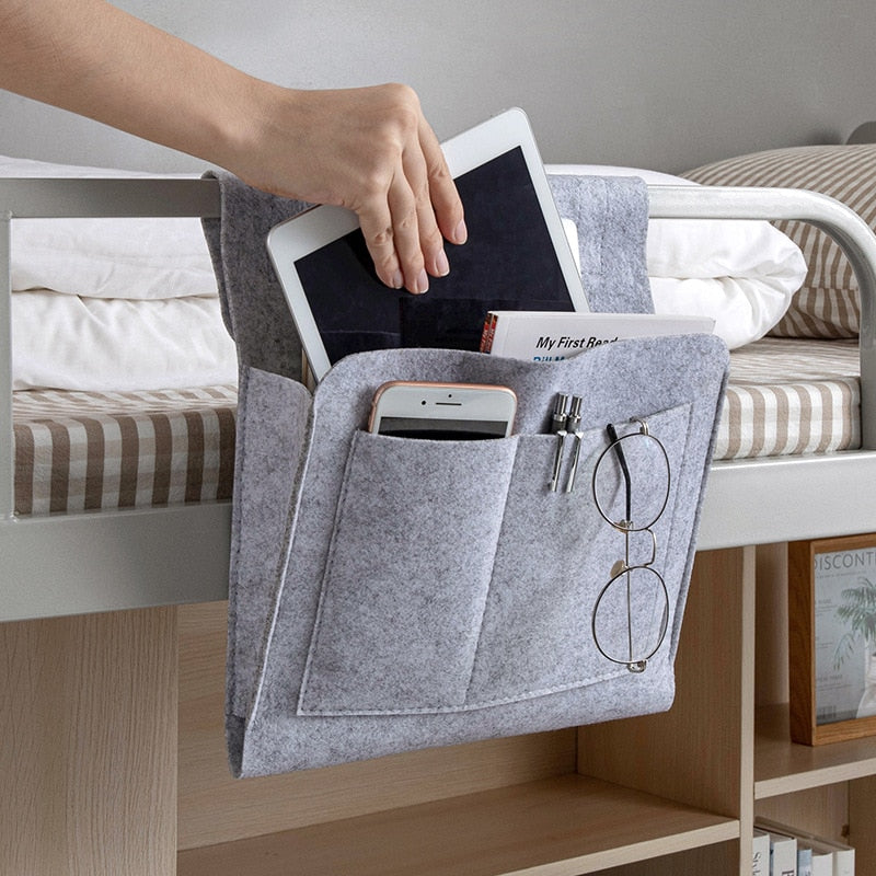 Felt Bedside Storage Organizer