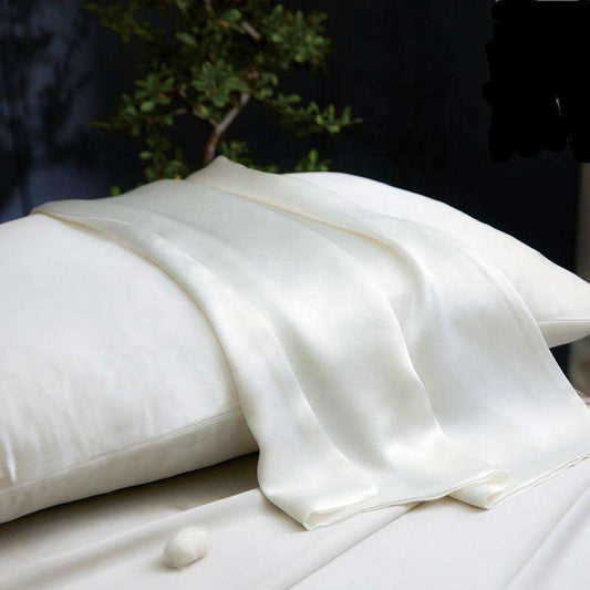 Silk Pillowcase with Envelope Closure - King - Lightest Ivory