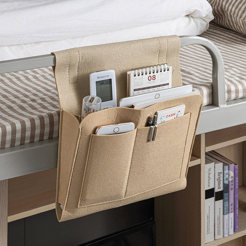 Felt Bedside Storage Organizer