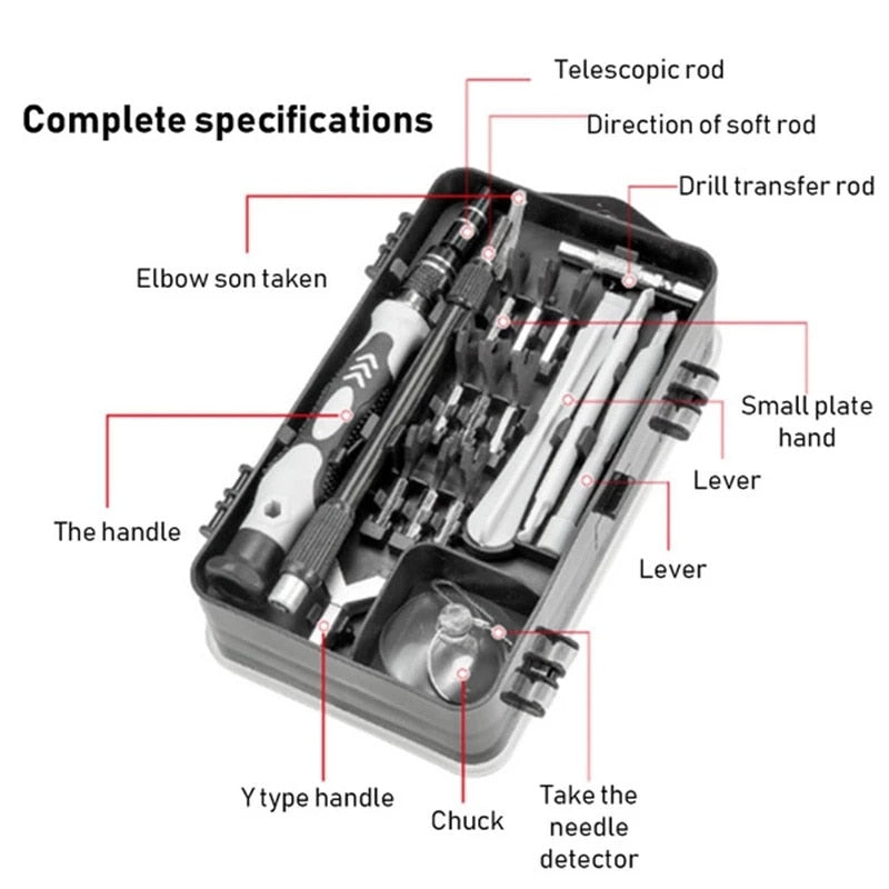 115 in 1 Multifunctional Screwdriver Set