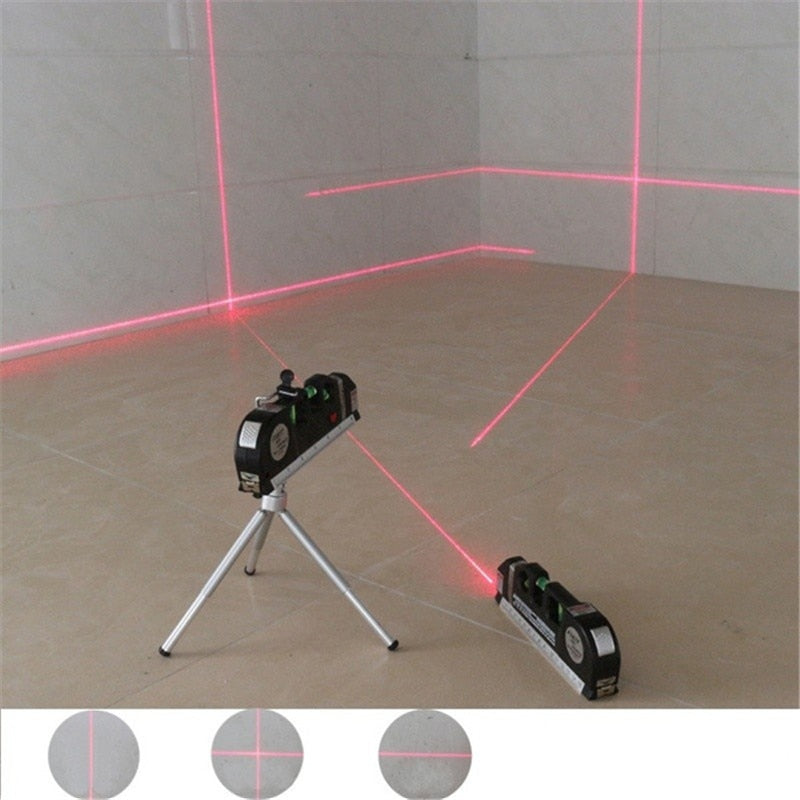 Multipurpose Laser Ruler Laser Level and Spirit Level Metric Rulers Laser