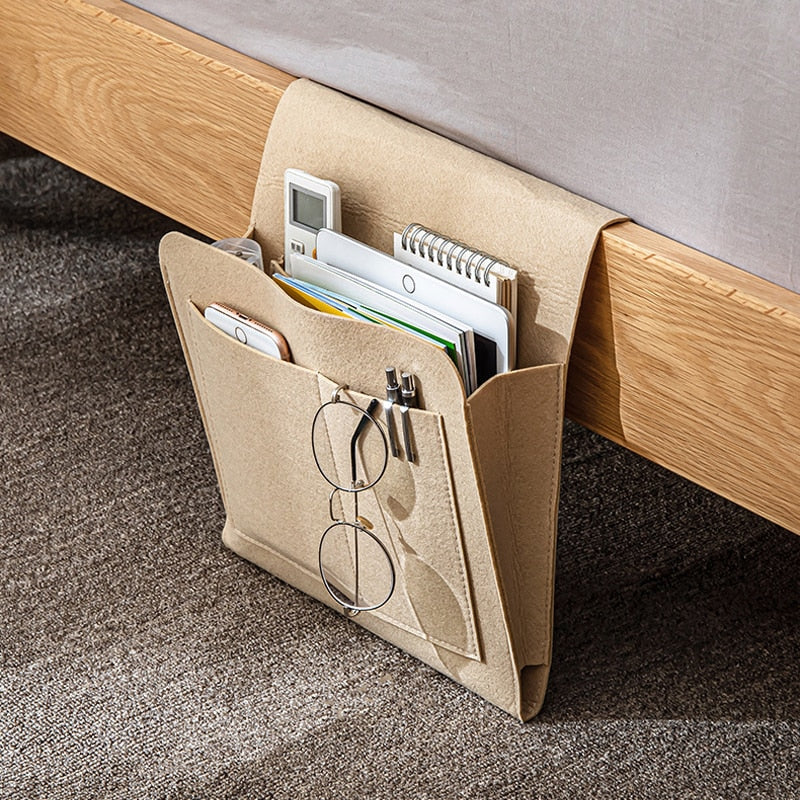 Felt Bedside Storage Organizer