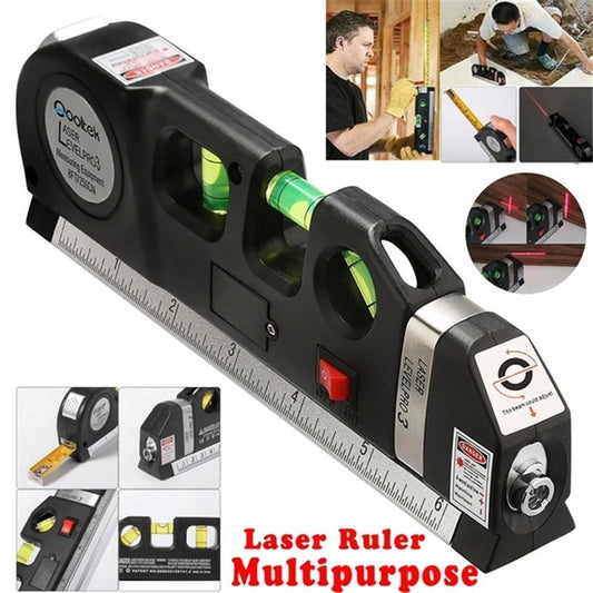 Multipurpose Laser Ruler Laser Level and Spirit Level Metric Rulers Laser