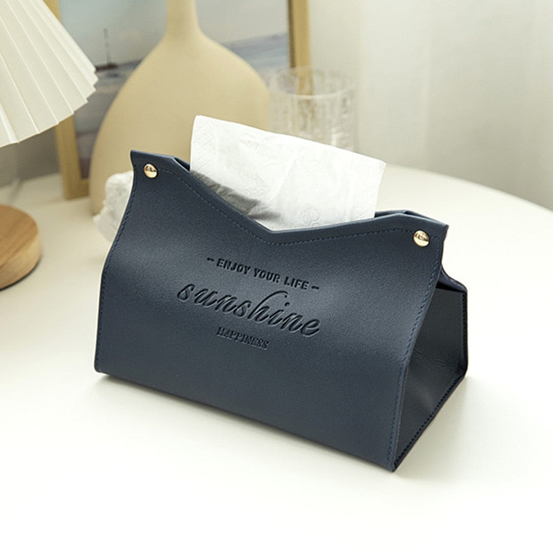 Leather Tissue Box Car Tissue Box