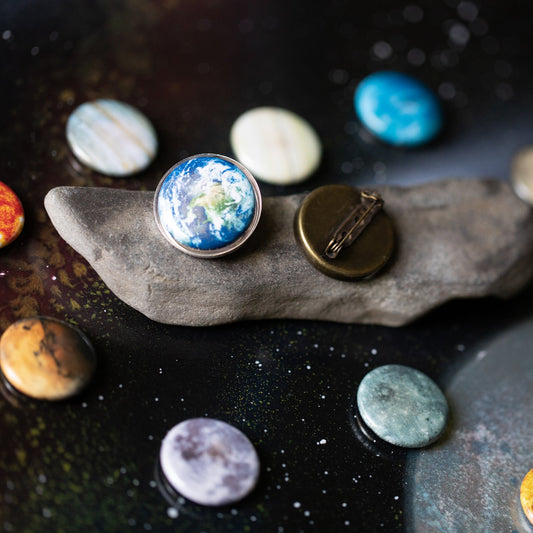 Interchangeable Solar System Lapel Pin