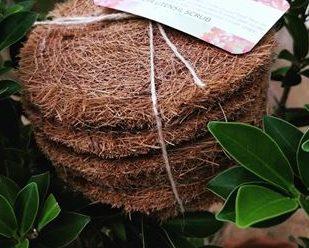 Coconut Coir Utensil Scrub (6 pack/12 pack)