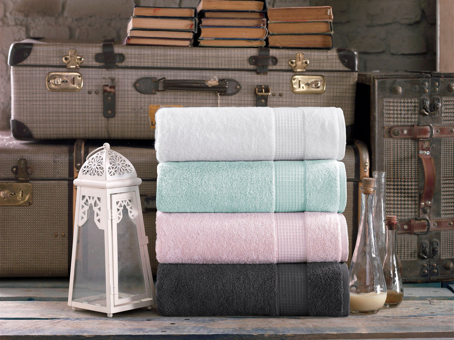 Milano Collection 2 Bath Towels Set