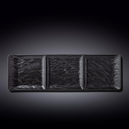 Rectangular 3 Section Dish 16" X 5" | 40.5 X 13 Cm WL-661136/A